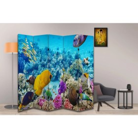 Resim Doğa Temalı Özel Tasarım Paravan Room Divider 180 x 200 cm 