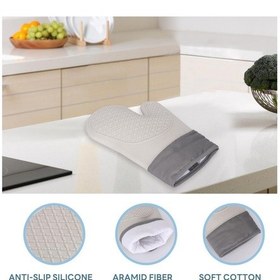 Resim Isıya Dayanıklı Silikon Fırın Eldiveni Renkli 