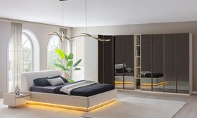 Resim Flora Modern Yatak Odası Takımı - Olmasın / Olsun ( 2 Adet ) / Olmasın 