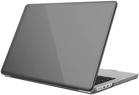 Resim Apple MacBook Pro 14 inç M5 Çip A3434 ile Uyumlu Kılıf Sert Parlak Koruma Kapağı SİYAH 