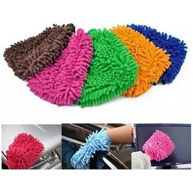 Resim Peluş Makarna Temizlik Eldiveni 