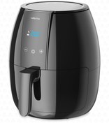 Resim valletta Raffle Dijital Airfryer 4lt Sıcak Hava Fritözü Siyah 