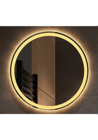 Resim Banyo Lavabo Aynası Ledli Yuvarlak 70 CM Ayna 