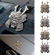 Resim Japon Samuray Savaşçı Araba & Motosiklet Çıkartmaları - Çinko Alaşım Metal Oni Maskesi & Katana Tasarımı, Araba, Kamyon, Motosikletler için Çizilmeye Dayanıklı - Japon Anime Esinli Dekorasyon, Dinamik Samuray Hareket Pozu & Korkunç Oni Yüzü - Kolay Uygulama & Çıkarma (Kalıntı Bırakmaz) - Dayanıklı Çinko Alaşım Yapı - Uzun Ömürlü Kullanım - SUV'lar & Motosikletler ile Uyumlu - Japon Temalı Otomotiv Aksesuarı 