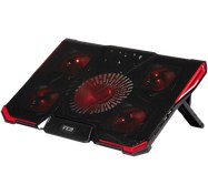 Resim Inca INC-611GMS Arrax Gaming Notebook Soğutucu 5x Fan, 6 Kademeli, 2x USB,13-17 inç Siyah 