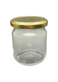 Resim 210ml Şeffaf Cam Konserve Kavanozu Gold Kapaklı, 12 Adet, Cam Kavanoz, Konserve Kavanozu, Reçel Kavanozu, Bal Kavanozu, Saklama Kavanozu Şeffaf 