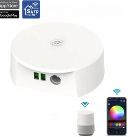 Resim 12v-48v Beyaz/rgb/rgbw/rgbcct Şerit Ledler İçin Sese Duyarlı Wifi Ufo Led Kontrol 