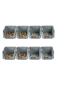 Resim mano Plastik Avadanlık Parça Kutusu 12 Parça Gri 217x360x155 mm 