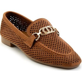 Resim Bambi Taba Kadın Loafer Ayakkabı K01688010902 Taba 