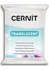 Resim Supertrend Translucent Transparan Polimer Kil 010 Glitter White 