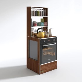 Resim Kenzlife ankastre fırın dolabı nevgece cvz 165*60*56 mutfak eko düz 