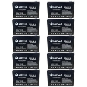 Resim 12v 12ah Ups Ve Alarm Aküsü 10 Adet 