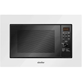 Resim Simfer MD2360 23 LT Beyaz Ankastre Mikrodalga Fırın 