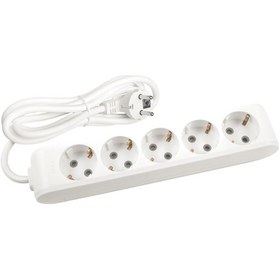 Resim Viko Multi-let 5'li Grup Priz Topraklı Çocuk Korumalı 3 Metre Beyaz - 90113503 