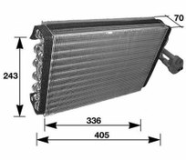 Resim MAHLE AE36000S | / Evaporatör 202 (Ae36000s) 