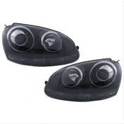 Resim Vw Golf 5 İle Uyumlu R32 Far Bı Xenon Siyah 2004-2008 