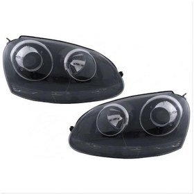 Resim Vw Golf 5 İle Uyumlu R32 Far Bı Xenon Siyah 2004-2008 