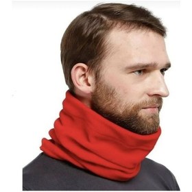 Resim Motoanl Motosiklet Polar Bere Terleme Yapmayan Özel Kumaş Bere Ve Boyunluk Olarak Kullanabilen Motor Maske Siyah 