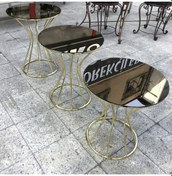 Resim Brc Kum Saati Zigon Düz Siyah Desen Metal Transmisyon Çelik Gold Renk Kaplama El Yapım 
