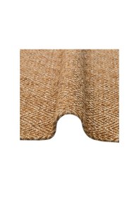 Resim Eko Halı Brooklyn Brk 03 Bej Kaymaz İnce Hasır Dokuma Kilim 