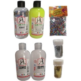 Resim Slime Slaym Yapma Seti 250Ml 4 Adet + Toz Sim 2 Adet + Köpük N11.165 
