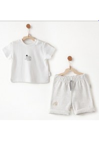 Resim Andywawa Hello Elephant 2 Parça Bebek Takım Ac26590 Beyaz 