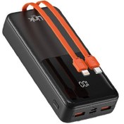 Resim Linktech PC20 20000 mAh 22.5w All İn One Çoklu Kablolu Powerbank 
