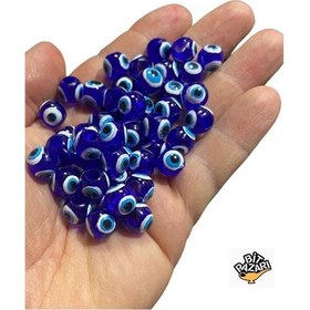 Resim 1000 Adet Eko Paket Danagöz Nazar Boncuğu - 10 Mm - Geniş Delikli 