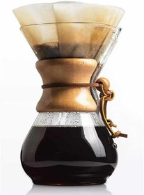 Resim Epinox Cam Dripper Ekipmanı - Kahve Demleme Aleti - Cam Kahve Demleme - 800 ml - 6 cup 