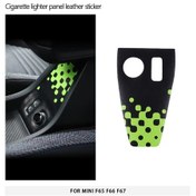 Resim Mini F65 F66 F67 Araba Sigara Çakmağı Panel Deri Çıkarma Sigara Için Green For F66 F67 1 Piece Set 