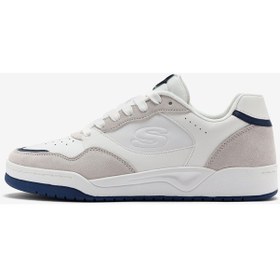Resim Skechers Koopa - Volley Low Lifestyle Erkek Beyaz Sneakers 183241 Wnv Beyaz | Orijinal 