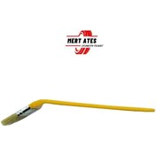 Resim Yerli Montaj Kremi Fırçası Eğri Fırça 