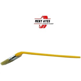 Resim Yerli Montaj Kremi Fırçası Eğri Fırça 