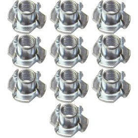 Resim Çakma Ağaç Somunu M6 Çinko 10 Adet - 