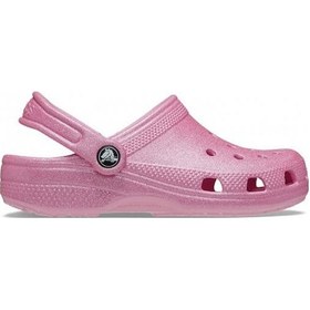 Resim Crocs Classic Glitter Clog K Çocuk Terlik 206993 206993 6xe 6xe Koyu Pembe 