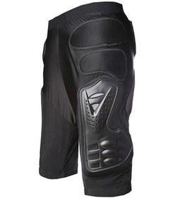 Resim Hayalet Yarış K062 Off-road Motosiklet Zırh Pantolon Yarış Sürme Anti-düşme Kalça Koruyucu, Boyut: L Siyah 