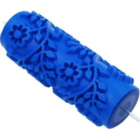 Resim Suntek 5 '' Kabartmalı Desen Boya Rulosu Dıy Duvar Boyama Edger 