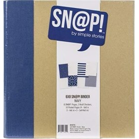Resim Sımple Storıes Snap Binder 6x8 Lacivert, Tek Beden 