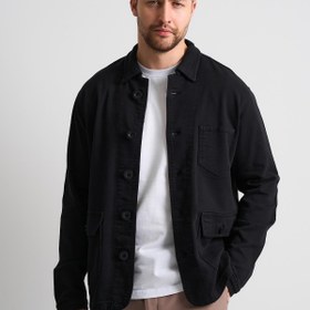 Resim Alexander Gardi ALEXANDERGARDI Düğmeli Cep Detaylı Erkek Denim Ceket (EC-J53-01) 