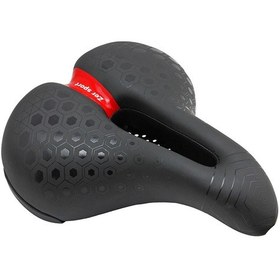 Resim Zr Bee Comb Flow Ortası Yarık Geniş Bisiklet Selesi Siyah 