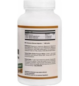 Resim Magnesium Malat Glisinat Taurat 180 Tablet 3 Kutu Magnezyum 540 Tablet 