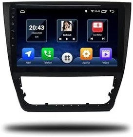 Resim MarTechno Android Multimedya 4GB RAM 64GB Hafıza Skoda Yeti 2012-2014 ile uyumlu 