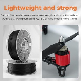 Resim Creality Hyper Pa612-cf Karbon Fiber Takviyeli Pa Filament - 1kg 1.75mm - Urhanshop Gönderimli 
