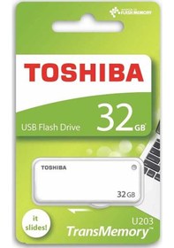 Resim Toshiba TransMemory U203 THN-U203W0320E4 32 GB Usb 2.0 Flash Bellek 