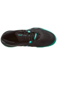 Resim Asics Gel Resolution X Erkek Siyah Yeşil Tenis Ayakkabısı 