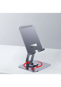 Resim Jmary Mk-61 Ayarlanabilir Katlanabilir 360 Derece Dönebilen Telefon Ve Tablet Standı Gri 