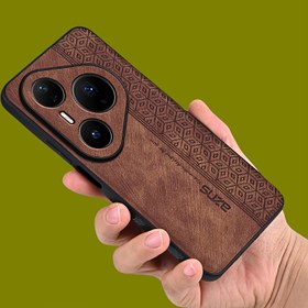 Resim HAUWEI Pura 80 Ultra/Pura 80 Pro+ için Kabartmalı Tasarım Tam Kenar Koruma Darbeye Dayanıklı Lens Korumalı Şık Retro Telefon Kılıfı 