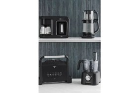 Resim Karaca Gurme Luxury Evlilik Paketi Mat Siyah Renkli Çok Fonksiyonlu Mutfak Seti 