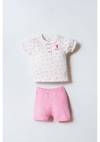 Resim U.s. Polo Assn. Kız Bebek Beyaz Şort Takım 5274-50156 Beyaz 
