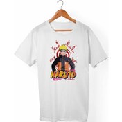 Resim Naruto Uzumaki Çocuk Beyaz T-Shirt 